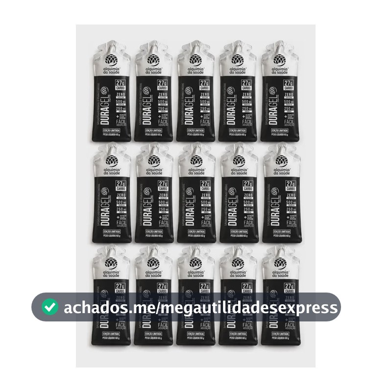 Duragel Alquimia Da Saúde Gel Carboidrato Neutro 15x60g 27g