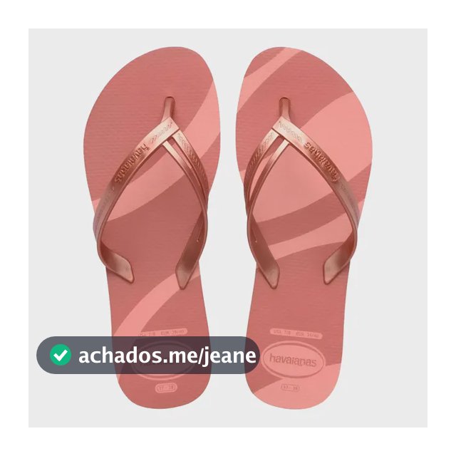 Chinelo Havaianas Elegance Print Feminino Original