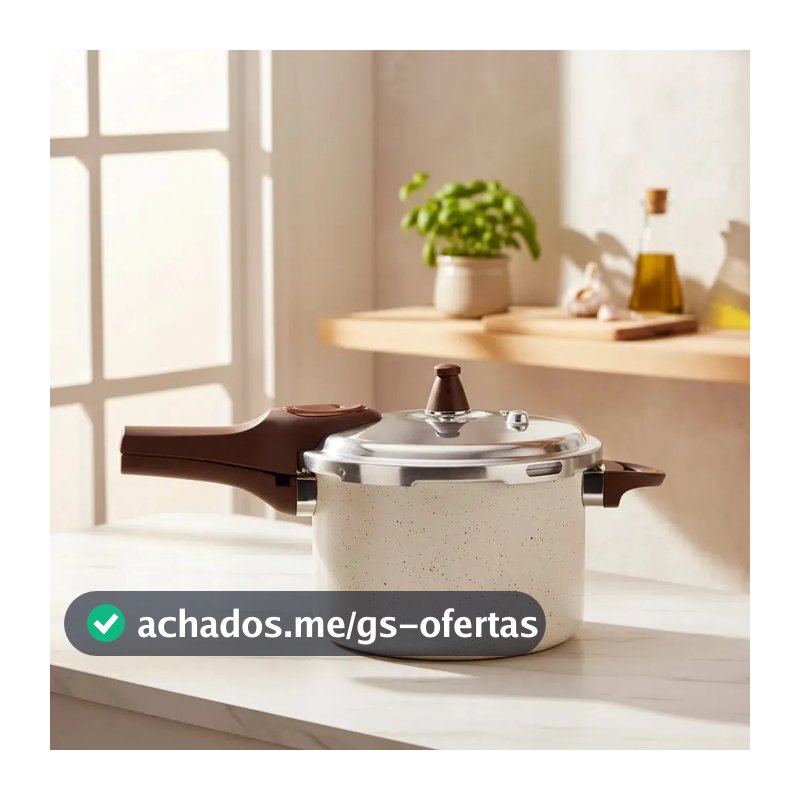 Panela De Pressão Brinox Pressure 4,2l Ø20 X 14,5 Cm Vanilla Baunilha
