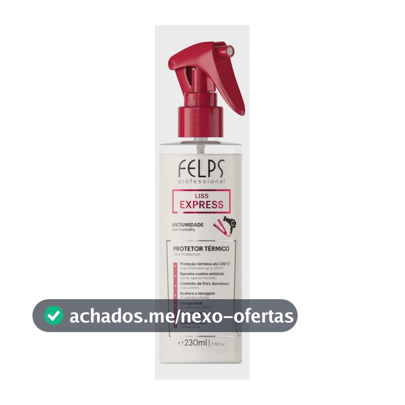 Protetor Térmico Liss Express Felps Professional - 230mL
