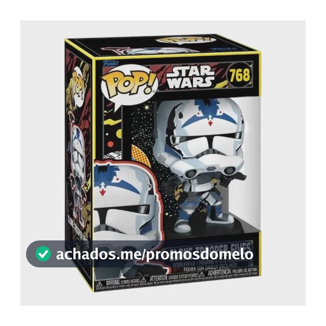 Star Wars: A Guerra dos Clones Clone Trooper Fives Retro Pop 768