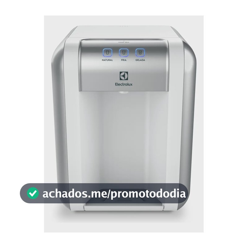 Purificador Electrolux Eletrônico Compacto Efficient Painel Digital Bivolt Branco PE11B Bivolt