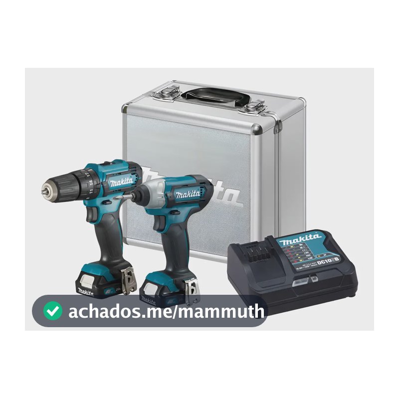 Paraf/furadeira Hp333d + Parafusadeira Imp Td110d 12v Makita