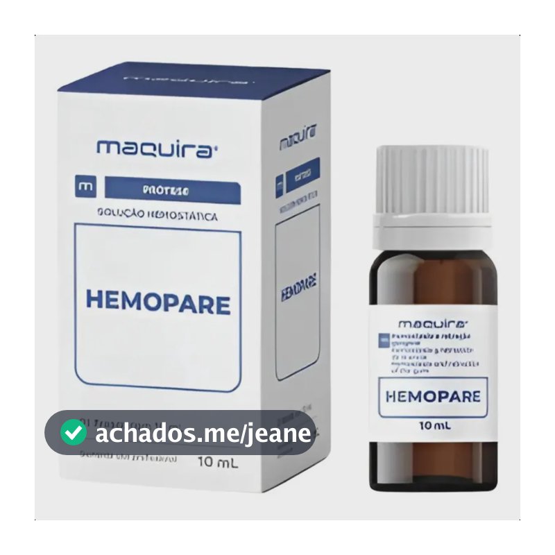 Solução Hemostática Odontologia Podologia Hemopare Maquira