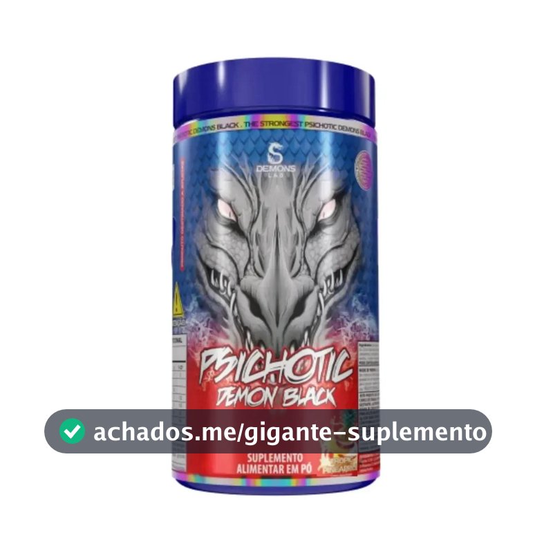 Pre Treino Psichotic Demon Fruit Punch 300g - Demons Lab Suco De Frutas
