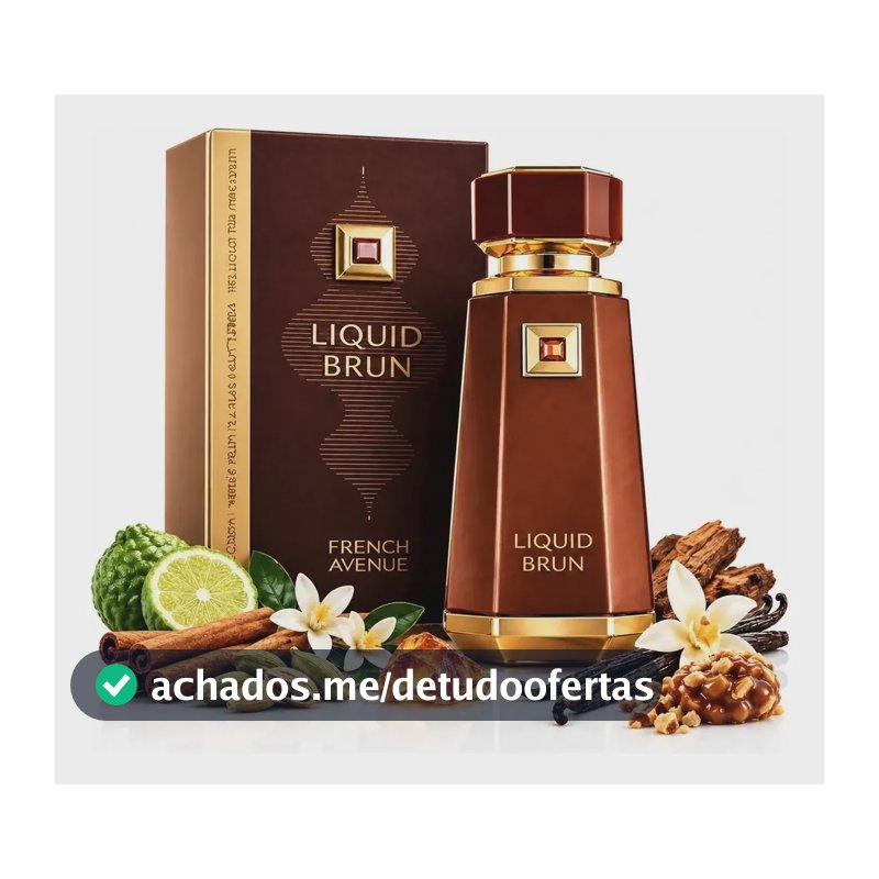 Perfume Arabe Liquid Brun Lattafa 100ml Alta Fixacao
