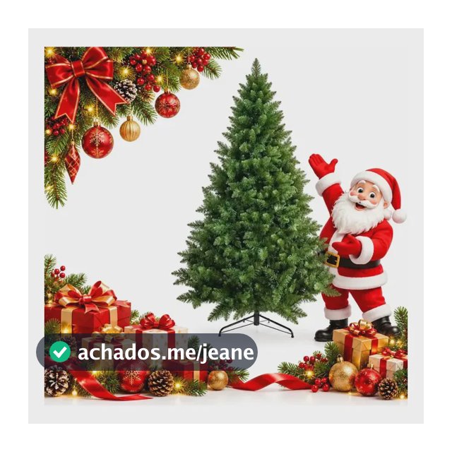 Árvore De Natal Grande 1,80m Verde Pinheiro Tradicional