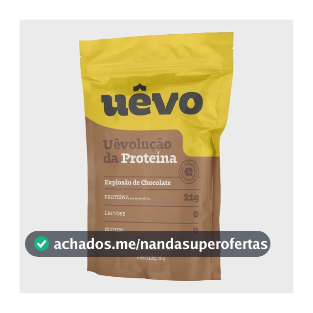 Proteína UÊVO em pó sabor Chocolate x 1kg