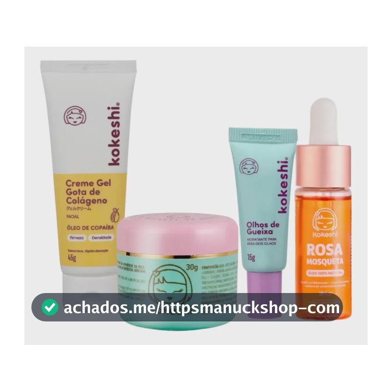 Kit Renovadores Gota De Colágeno E Rosa Mosqueta Kokeshi