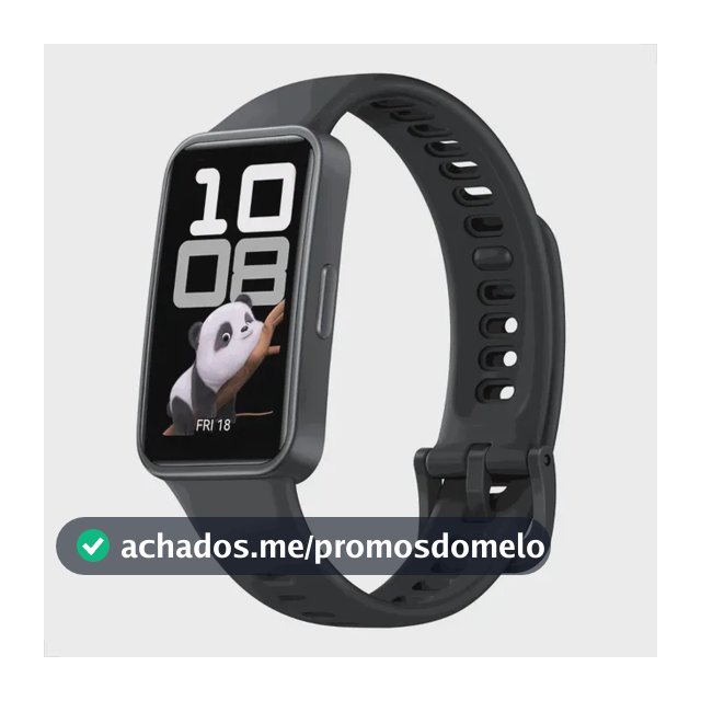 Smartwatch HUAWEI Band 10 Caixa de Polímeros Duráveis Análise do Sono em Nível Profissional Assistente de Bem-estar Emocional Relógio Smartwatch Compatível com Android e iOS Preto