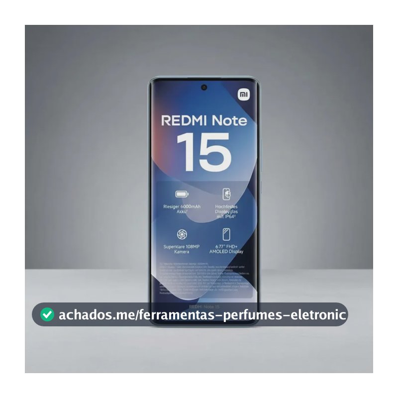 Celular Xiaomi Note 15 256gb 8gb Dual Sim 4g