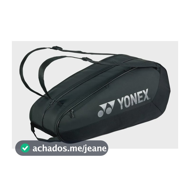 Raqueteira Yonex Team Racquet Bag 9r Preta Preto