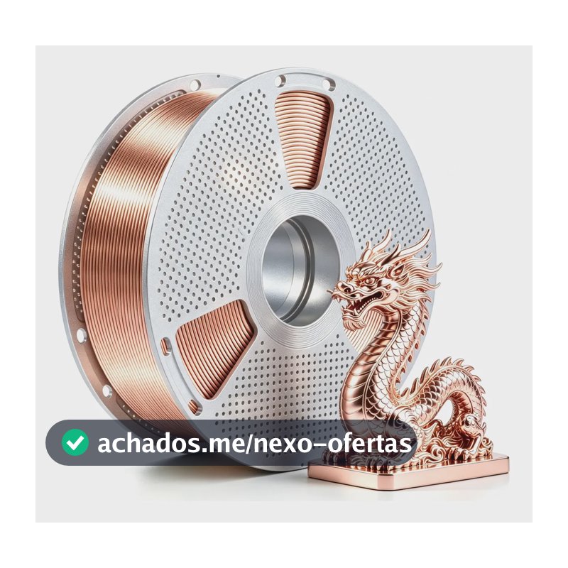 Filamento 3d Yameite Pla+silk Colorido 1kg Multicolor Cobre