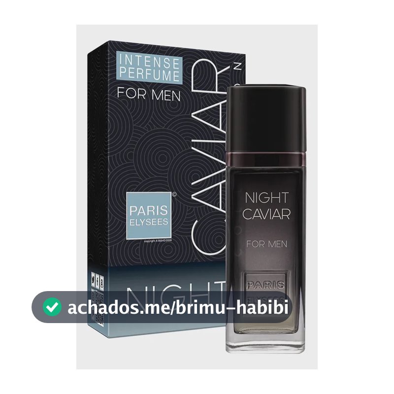 Perfume Night Caviar Paris Elysees Masculino Intense 100ml