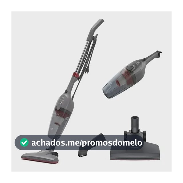 Aspirador de Pó Vertical Electrolux 1450W STK15 com Fio Portátil de Mão 2 em 1 e 1,6 Litros de capacidade com Filtro Hepa Cinza-escuro