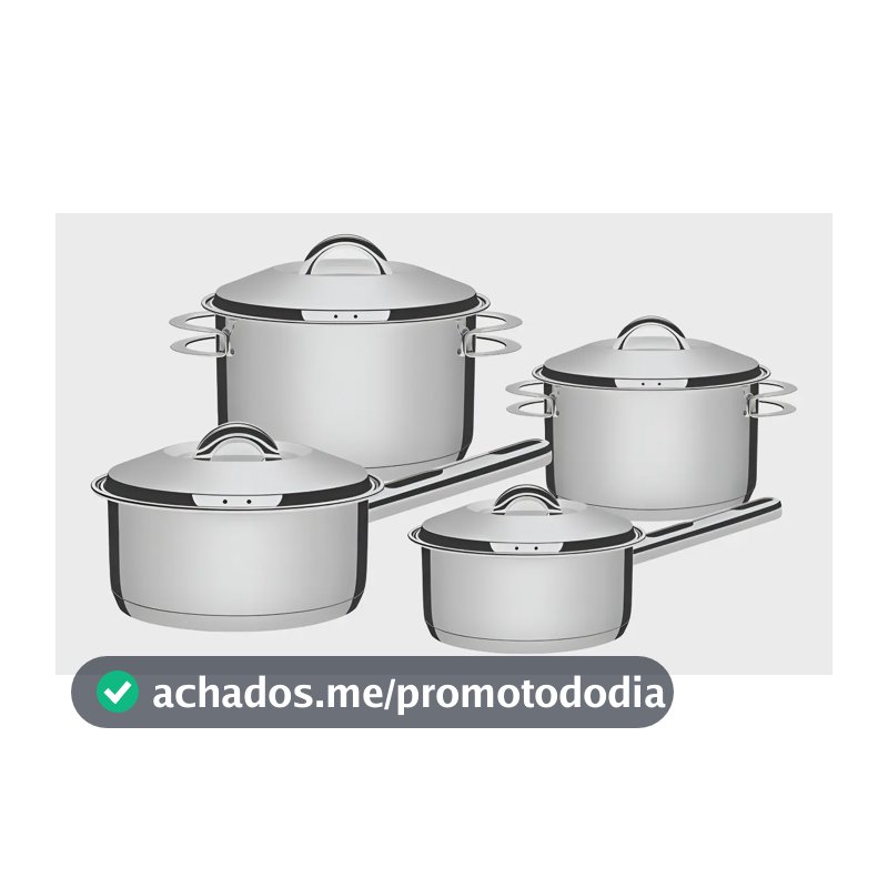 Jogo De Panelas 4pçs Solar Aço Inox Tramontina
