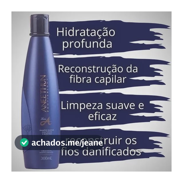 2 Shampoo Aneethun Profissional Linha A - 300 mL