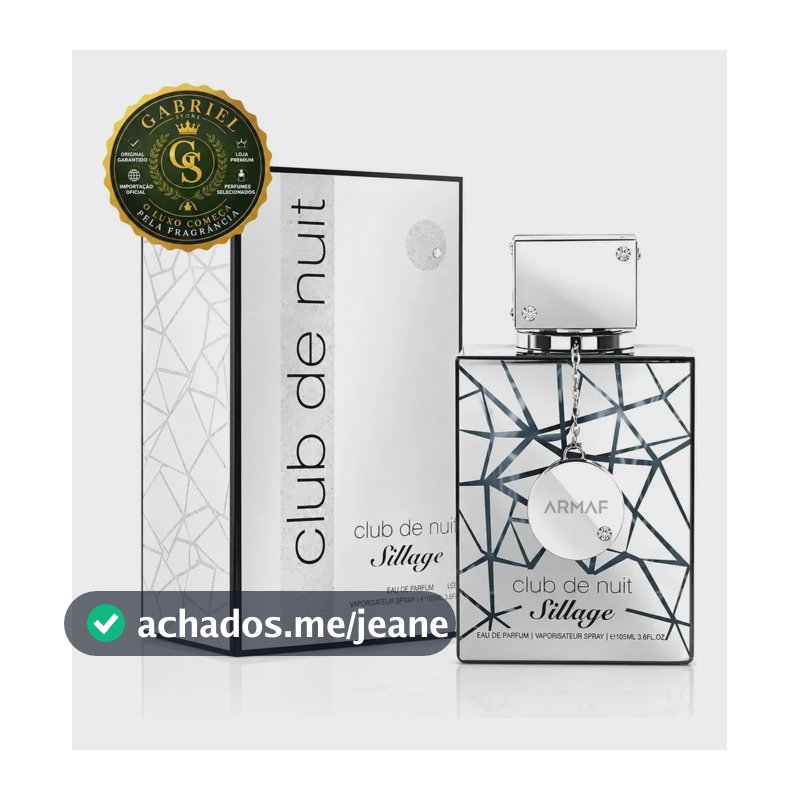 Armaf Club De Nuit Sillage Edp 105ml Para Masculino