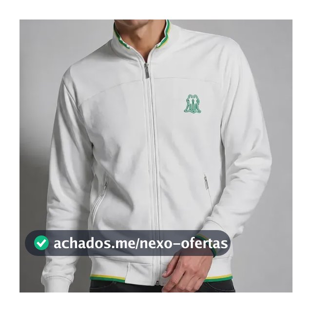 Jaqueta Esportiva Polo Wear Com Zíper Branco M