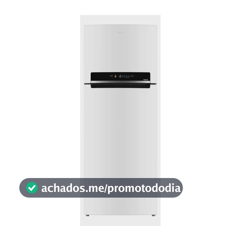 Geladeira Midea Frost Free Duplex 491L Inverter com Wi-Fi, Branca