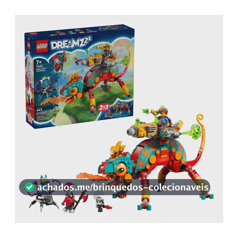 Brinquedo LEGO® Dreamzzz Flaming Chameleon Mateo 71492