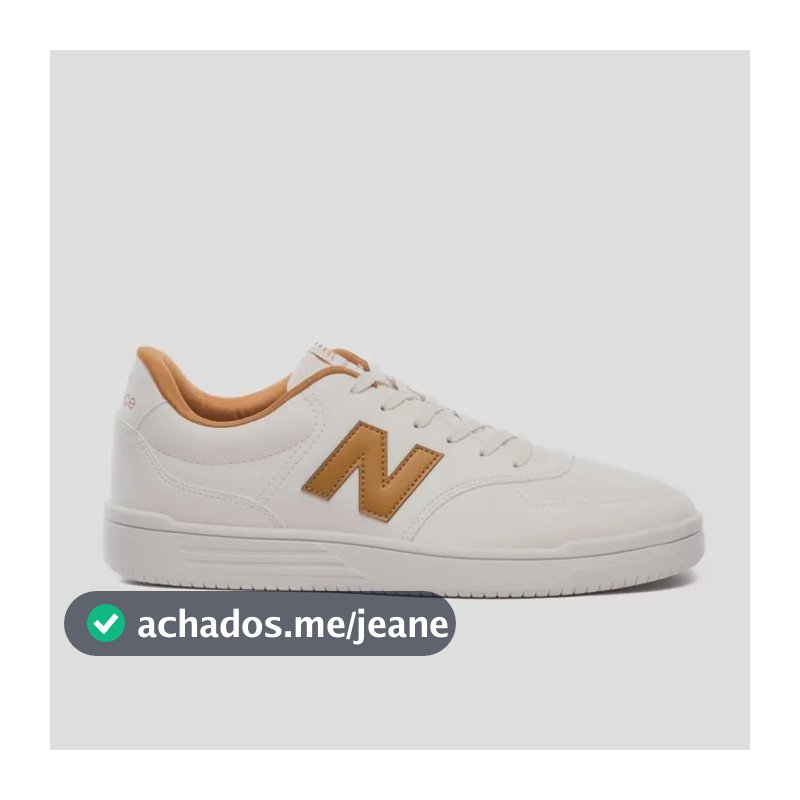 Tênis Unissex Bb80 New Balance Bege Liso 39 Br