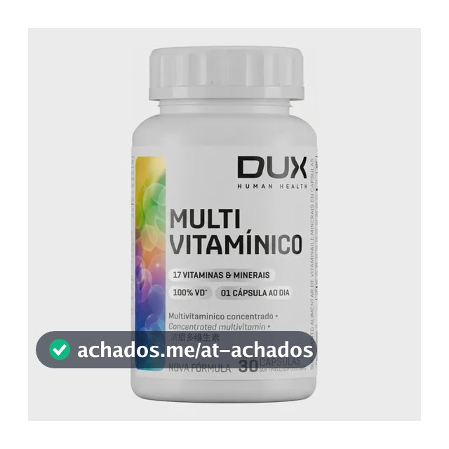 Multivitamínico - Pote 30 Cápsulas Dux Nutrition