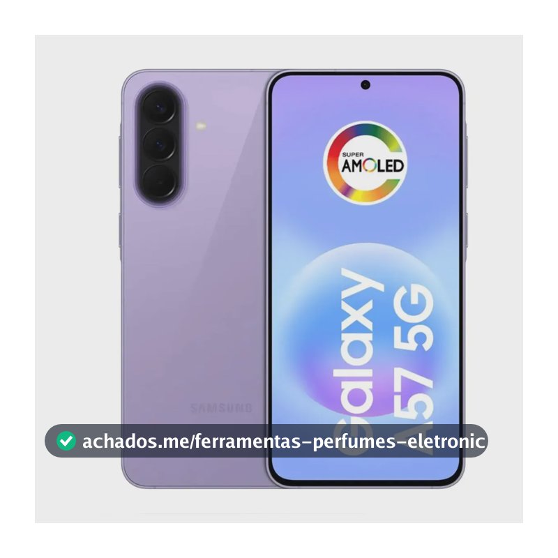 Celular Samsung Galaxy A57 5G 128GB, 8GB RAM, Câmera 50MP, IP68, Super AMOLED 6.7", Recursos AI - Lilás