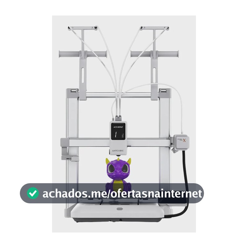 Impressora 3d Kobra X Multicolorida 4 Cores Anycubic 127/220v Kobra X
