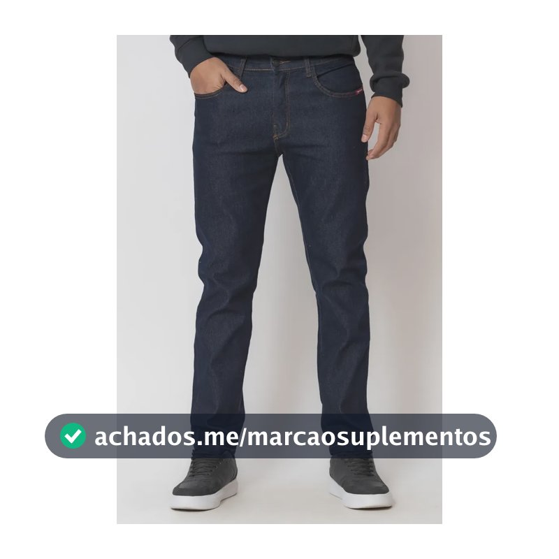 Calça Jeans Masculina Slim Classic Polo Wear Jeans 40