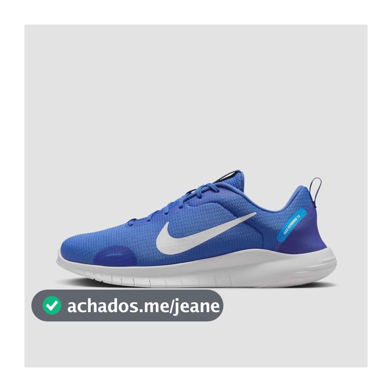 Tênis Nike Flex Experience Run 12 Masculino Azul/branco 41 Br