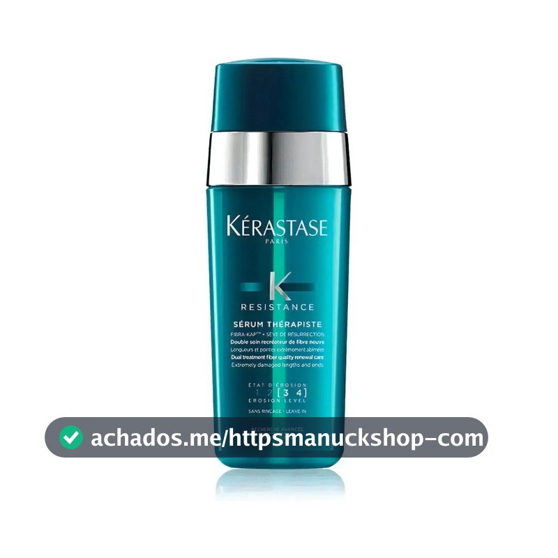 Sérum Capilar Reparador para Cabelos Danificados e Pontas Duplas com Proteção Térmica até 230°C e Sève de Résurrection Kérastase Résistance Thérapiste 30ml
