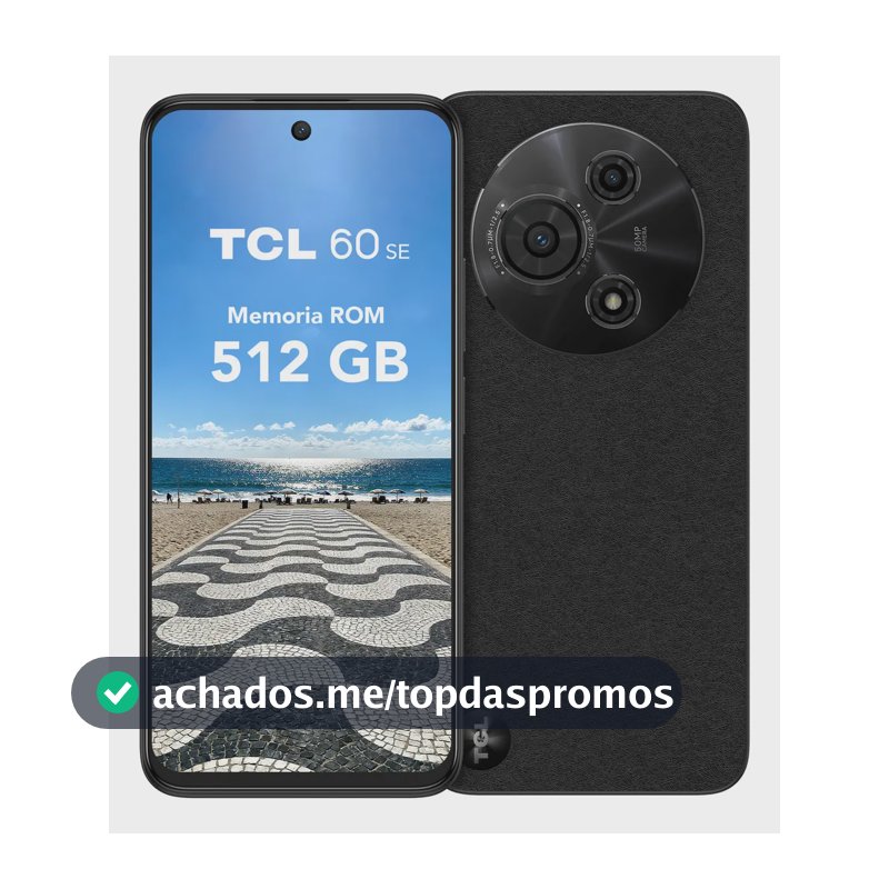 Smartphone Tcl 512gb 50mp 18gb Ram 6.7" Hd+ Ips Octa-Core 5.200mah Tcl 60 Se