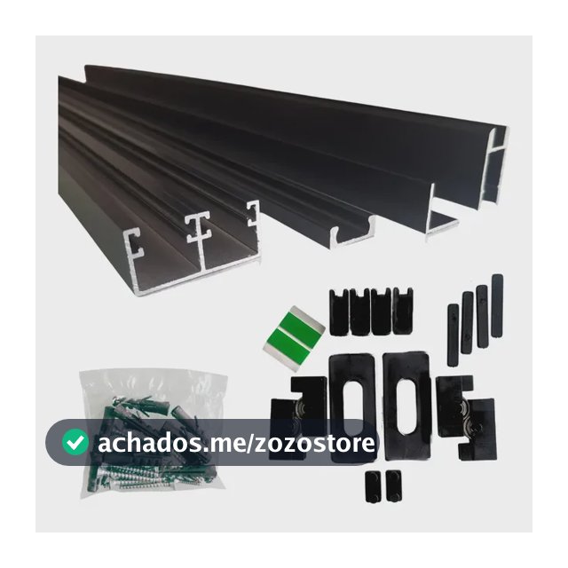 Kit Pia Móvel Vidro Aluminio Porcelanato 1,50 X 1,00 Metros Preto