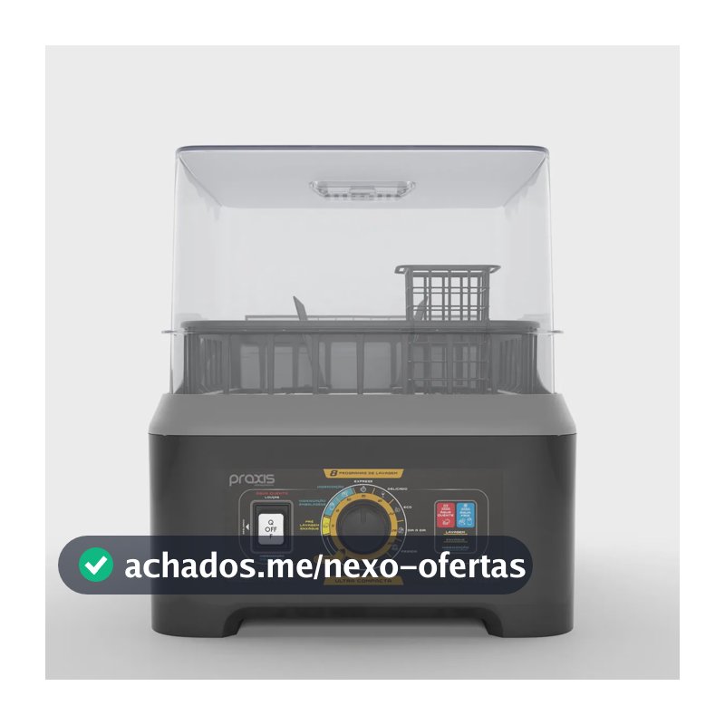 Lava Louças Portátil Praxis Bancada Llp 2.0 - Preto