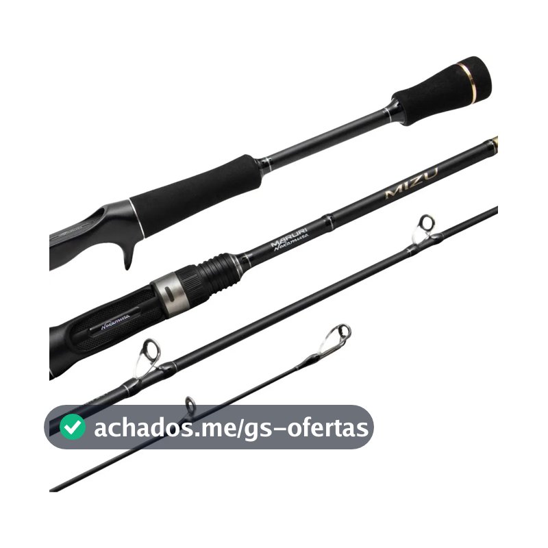 Vara Pesca Carretilha Maruri Nakamura Mizu 12lb 1,73m 1 seção