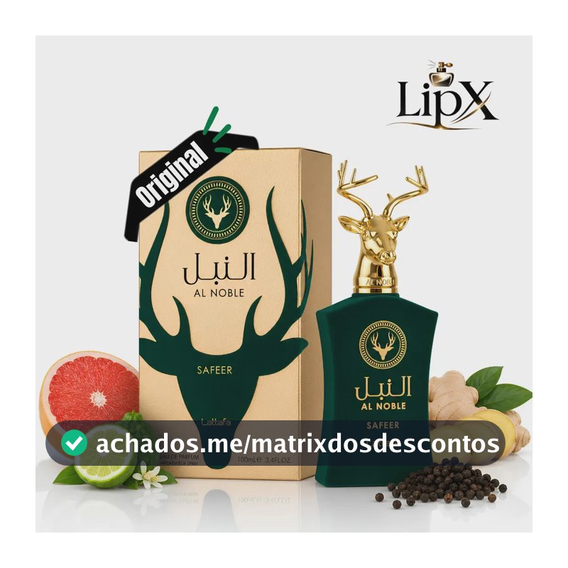 Perfume Árabe Masculino Al Noble Safeer Edp 100ML