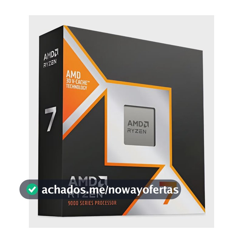 Processador Amd Ryzen 7 9800x3d 104mb 4.7ghz - 5.2ghz