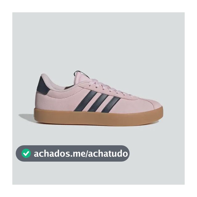 Tênis Feminino Vl Court 3.0 adidas Clpink/legink/gum3 Liso 36 Br