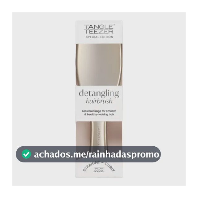 Escova de Cabelo Ultimate Detangler Chrome Neo Gold Tangle Teezer