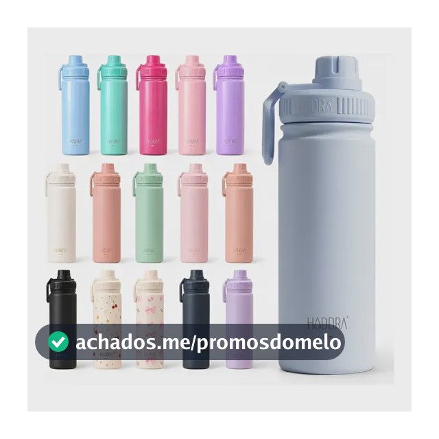 Garrafa Térmica 600 Ml Inox Fitness Academia Quente Gelado