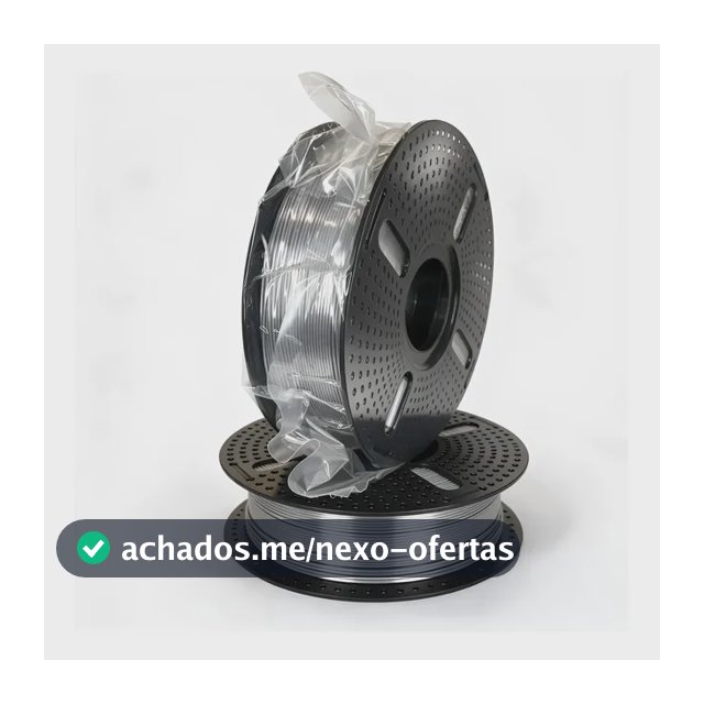 Filamento Impressão 3d Pla Silk 1 Kg - Prata - Profil Prata