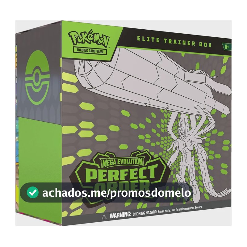 Pokémon TCG Elite Trainer Box Mega Evolution - Perfect Order - Inglês
