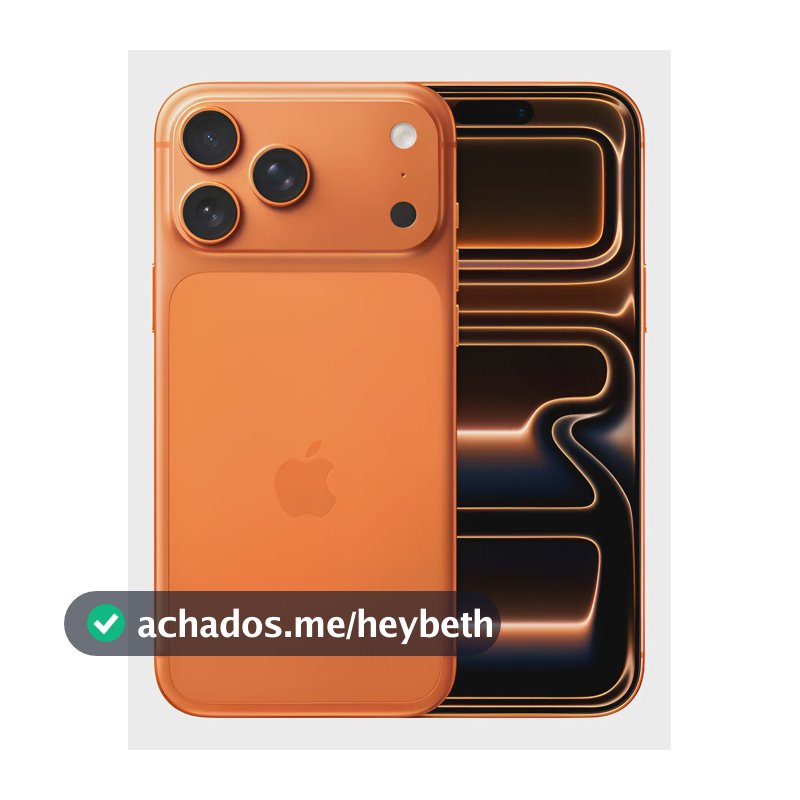 iPhone 17 Pro Max 512GB - Laranja-cósmico - Distribuidor Autorizado