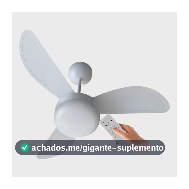 Ventilador De Teto C/ Controle 6 Vel. Fenix Ventisol
