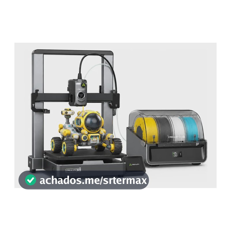 Impressora 3d Creality Hi Combo Fdm Com Cfs Sistema Multicol 127/220v Cinza