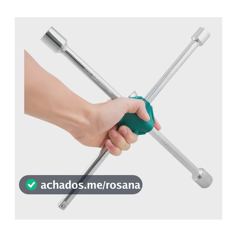 Chave De Roda Em Cruz Com Quadrado De 1/2 Pol.-sata-st48101s