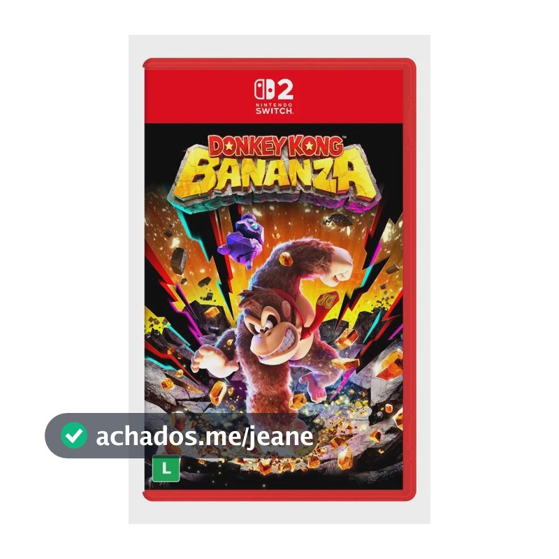 Donkey Kong Bananza Nintendo Switch 2 midia fisica
