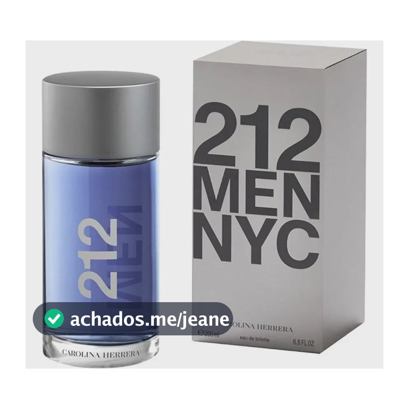 212 Men Nyc Carolina Herrera - Perfume Eau De Toilette 200ml