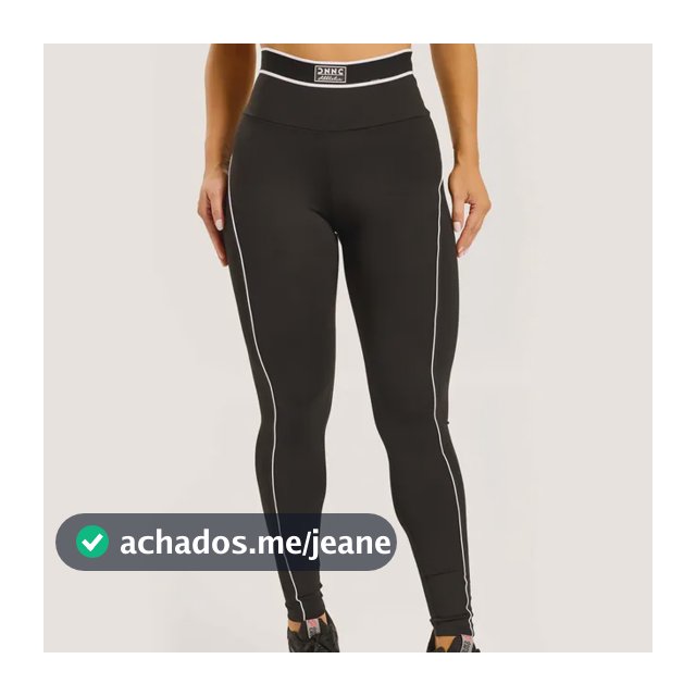 Legging Epic Preta Poliamida Donna Carioca